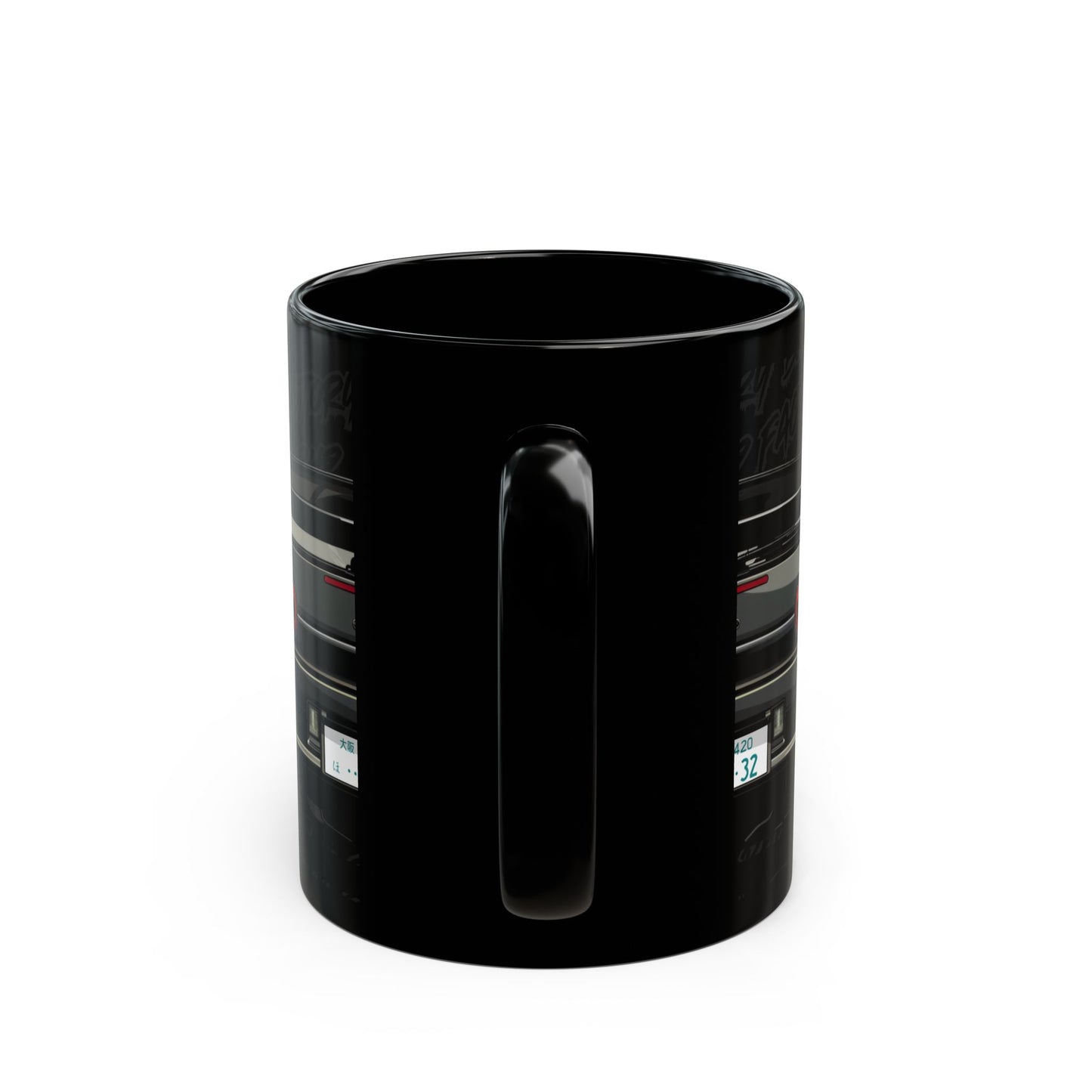 Nissan Skyline R32 - Black Mug