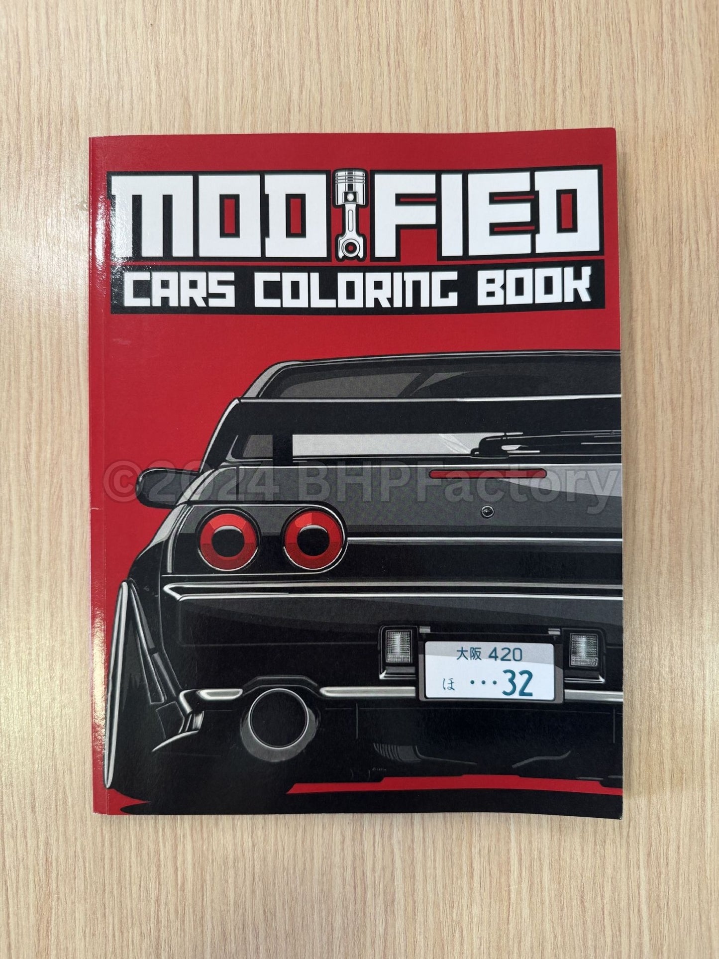 Modified Cars Coloring Book