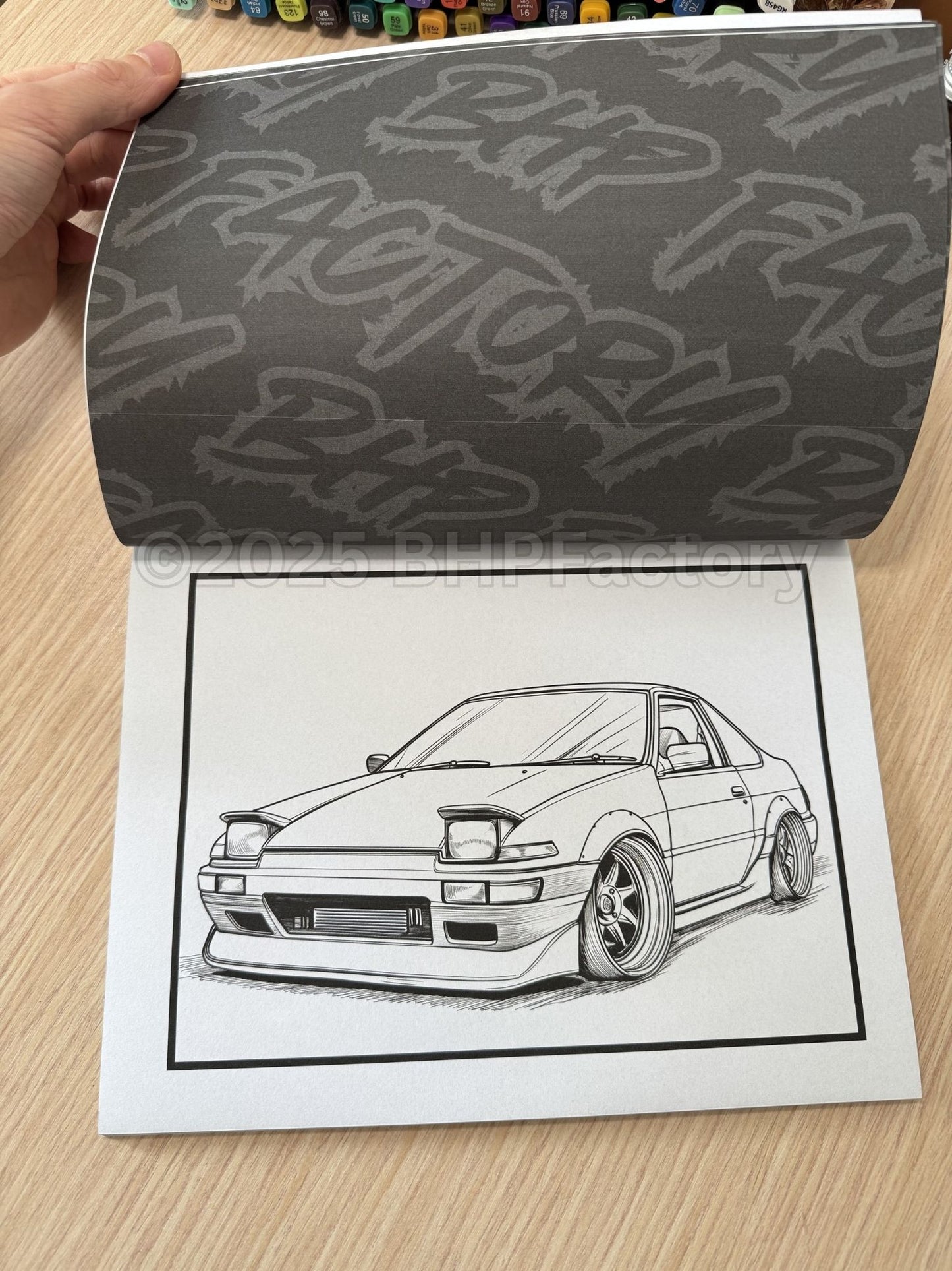 Modified Cars Coloring Book Volume 2