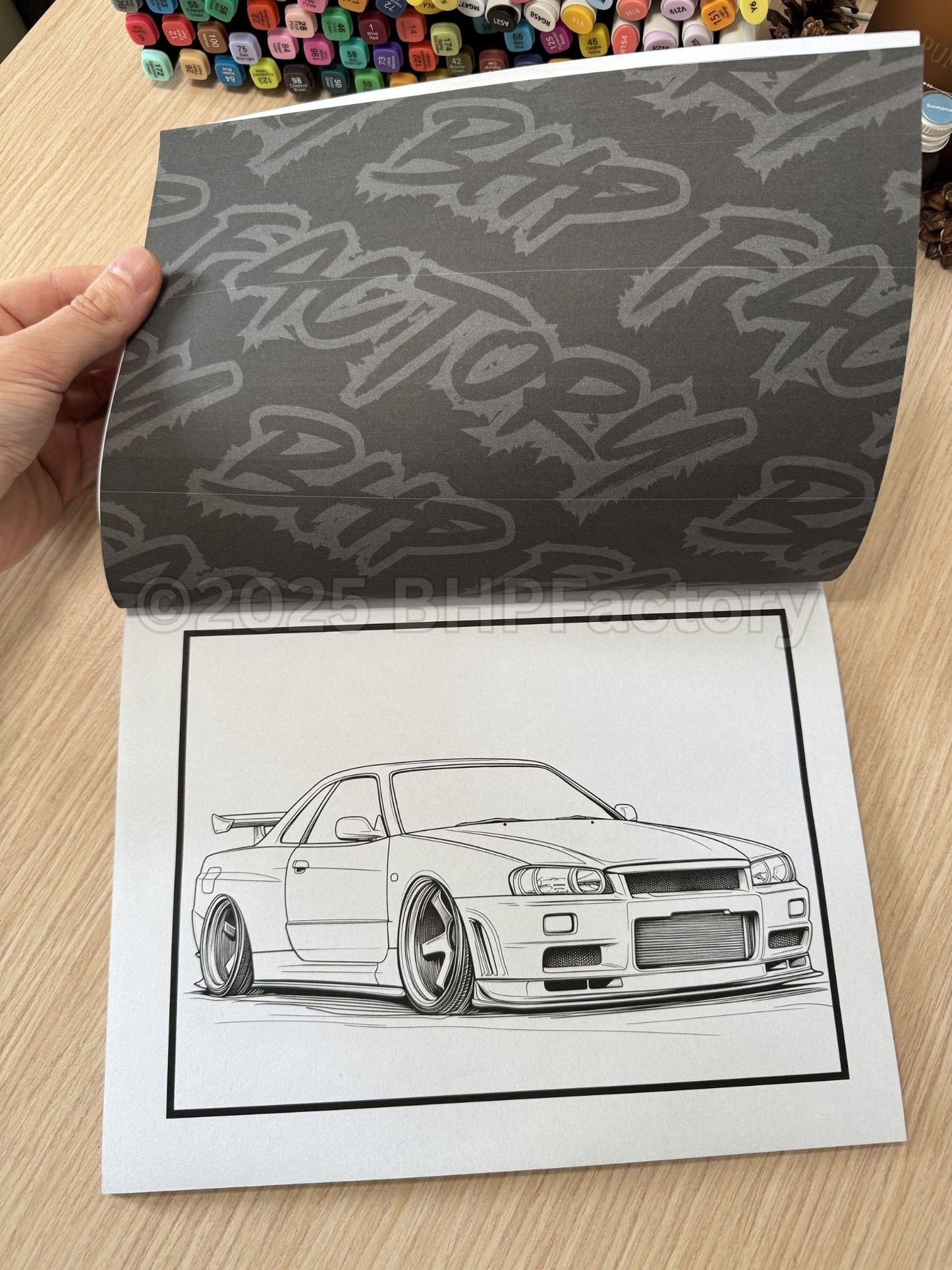 Modified Cars Coloring Book Volume 2