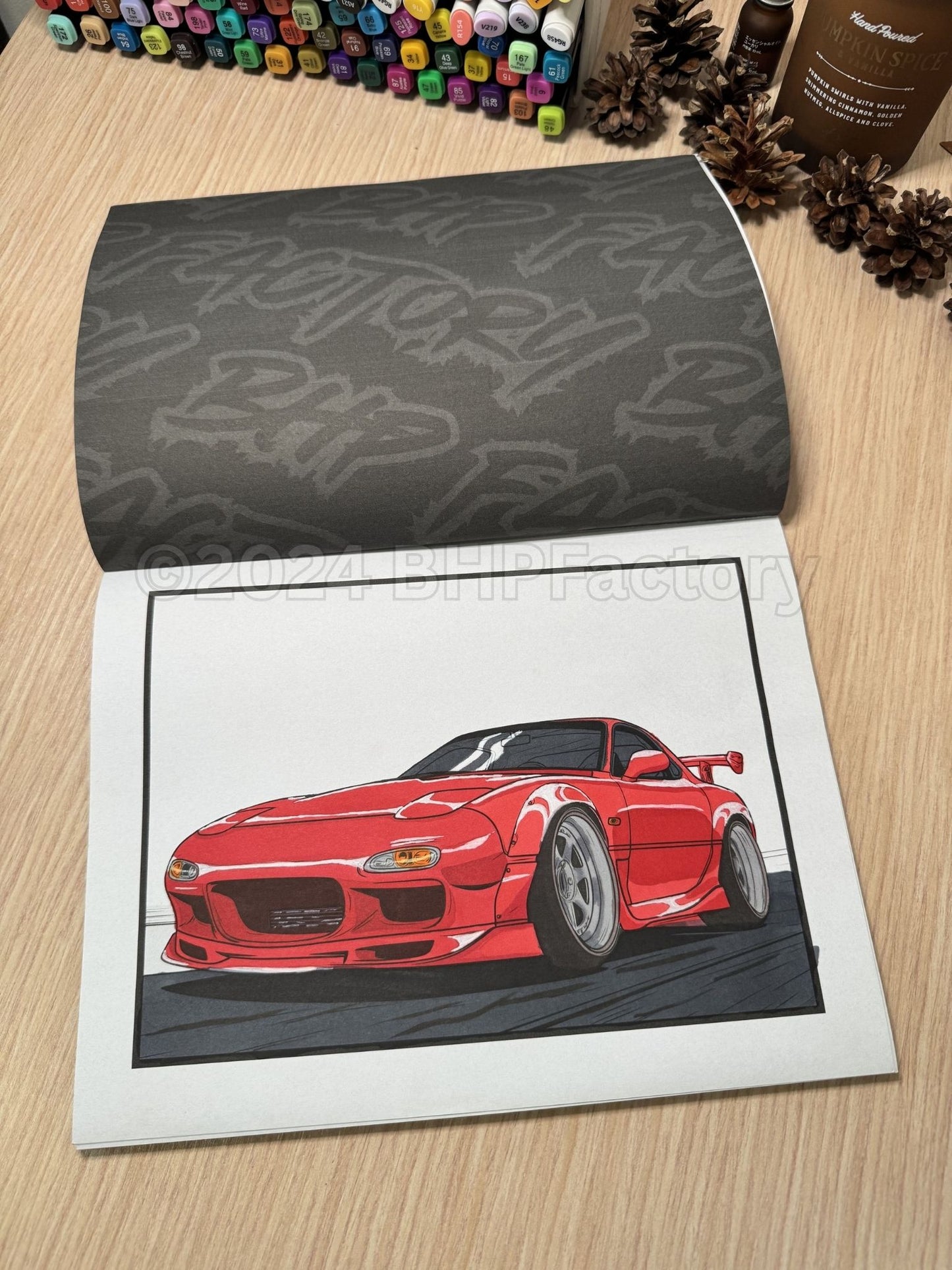Modified Cars Coloring Book