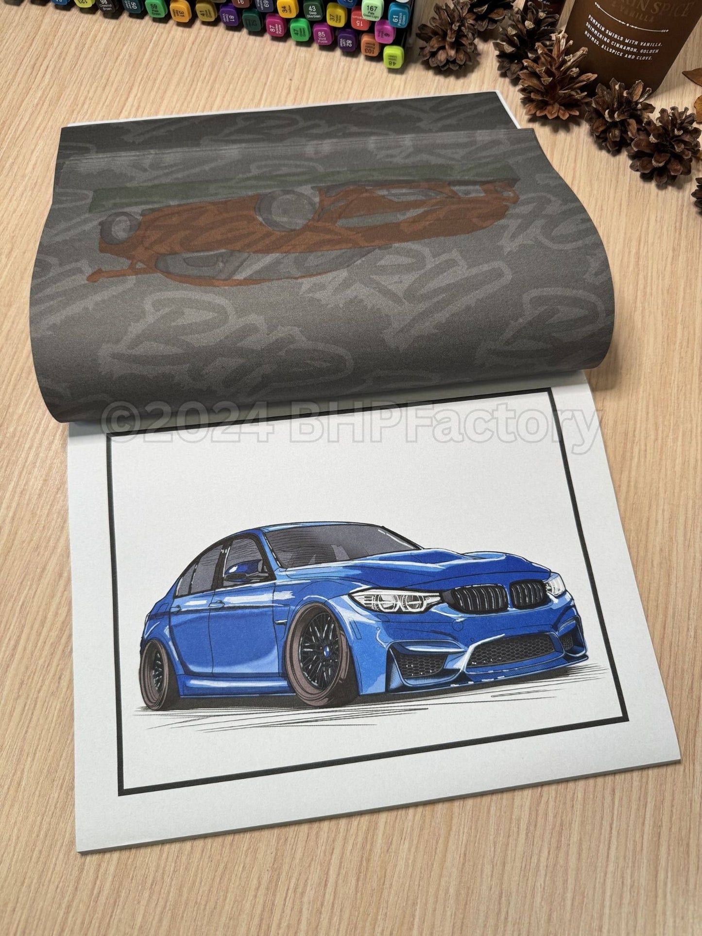 Modified Cars Coloring Book