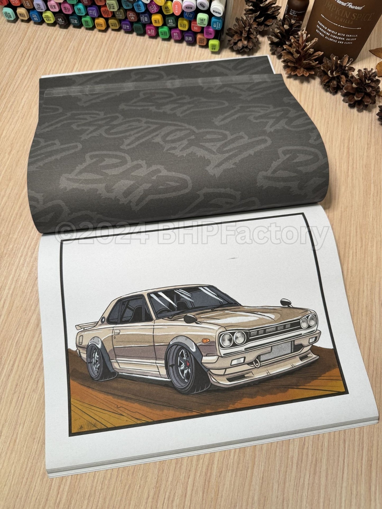 Modified Cars Coloring Book