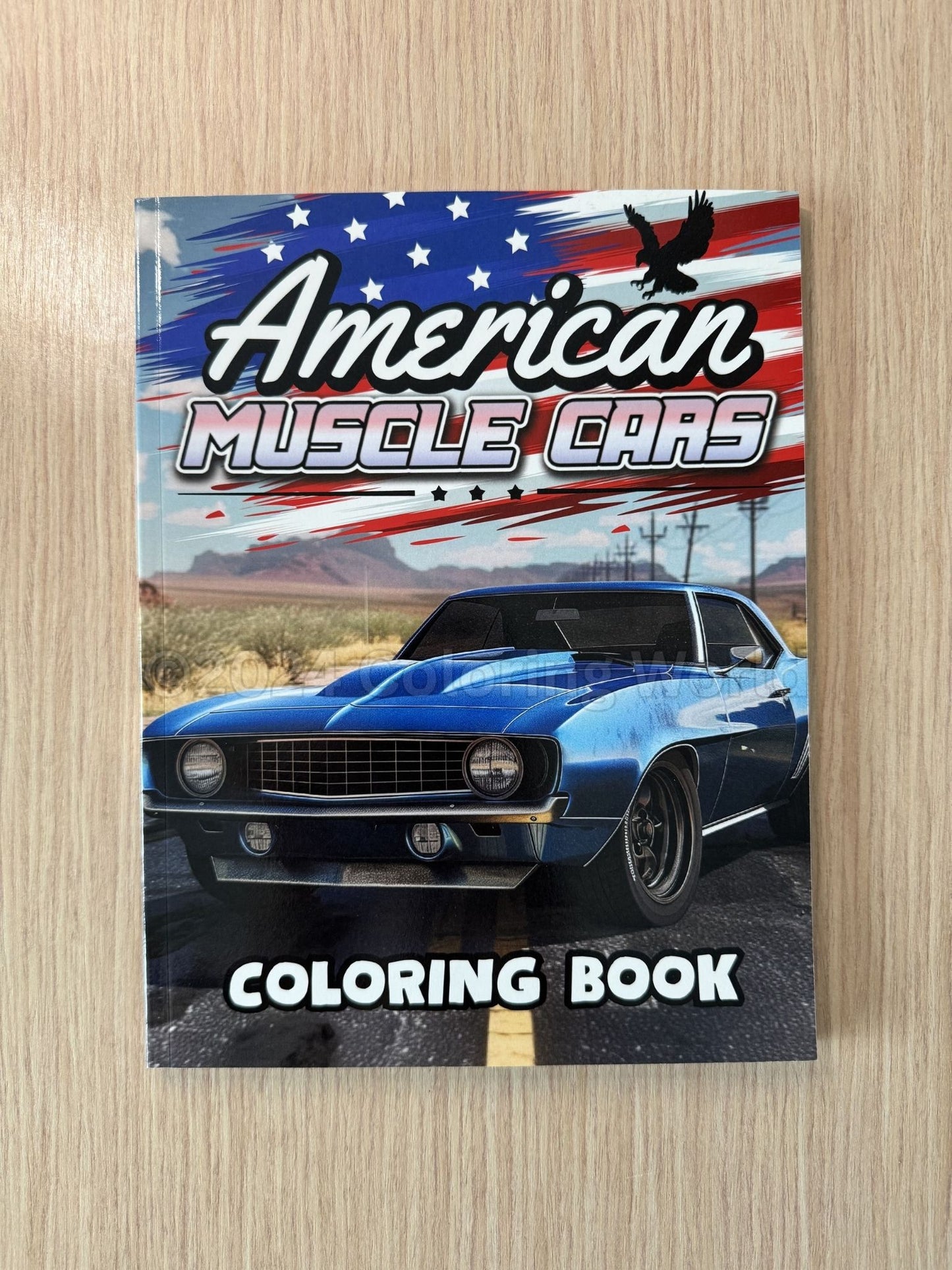 American Muscle Cars Coloring Book