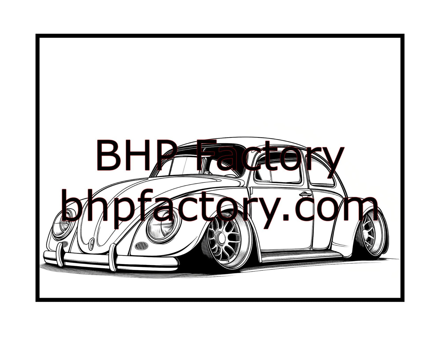 Modified Cars Coloring Book Volume 2 (PDF - Digital Download [50 Pages])