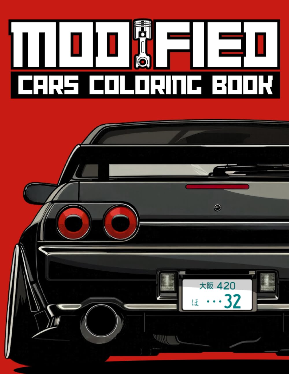 Modified Cars Coloring Book