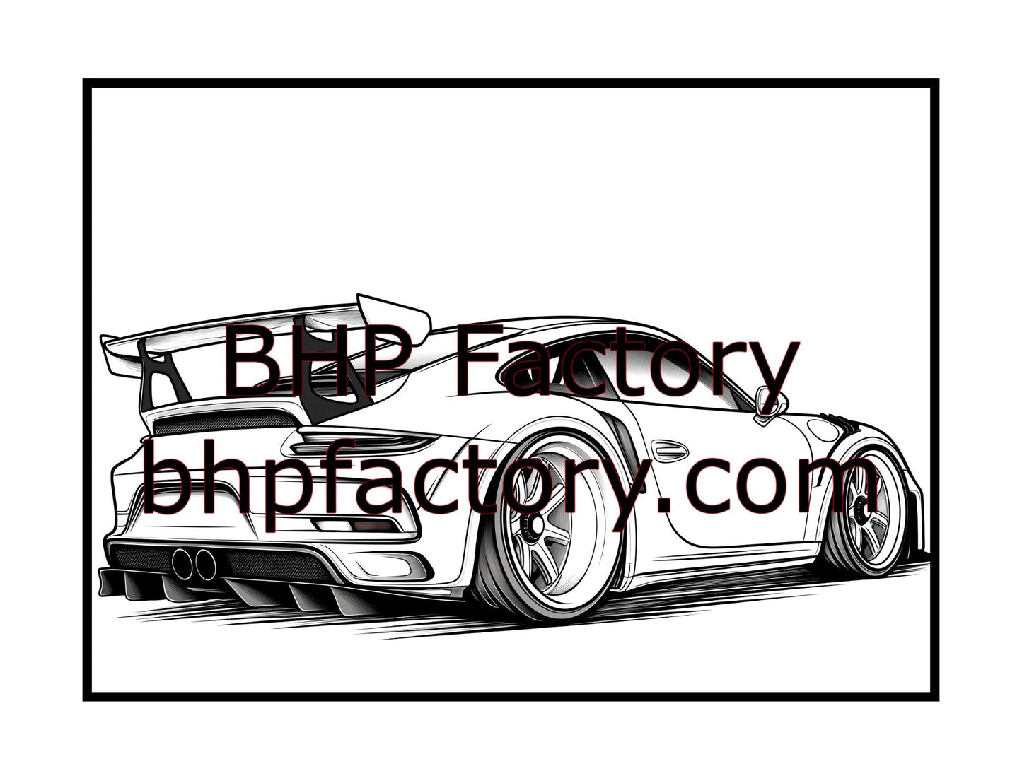 Modified Cars Coloring Book Volume 2 (PDF - Digital Download [50 Pages])