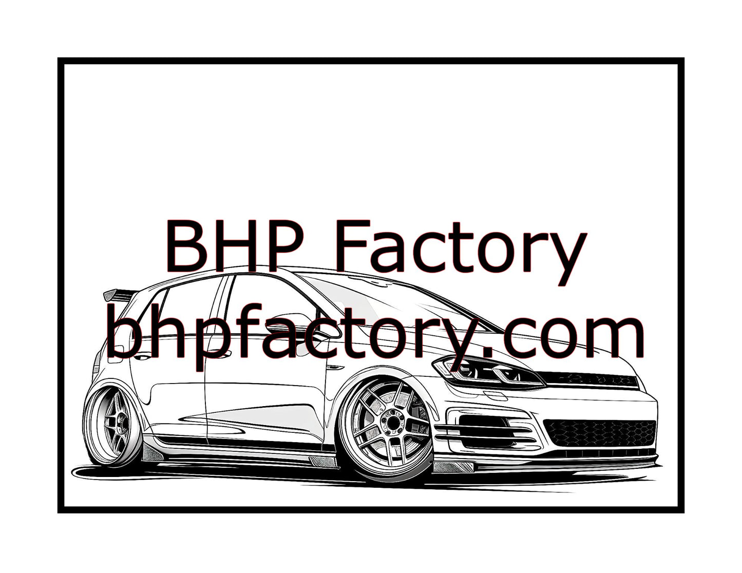 Modified Cars Coloring Book (PDF - Digital Download [50 Pages])