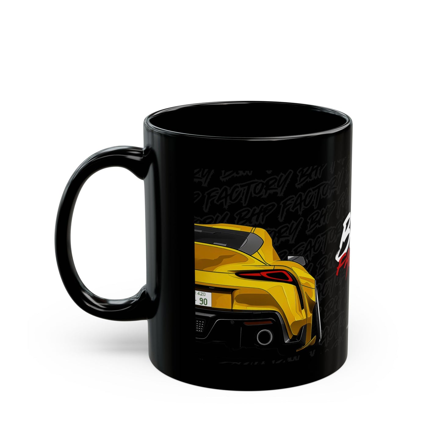 Toyota Supra A90 - Black Mug